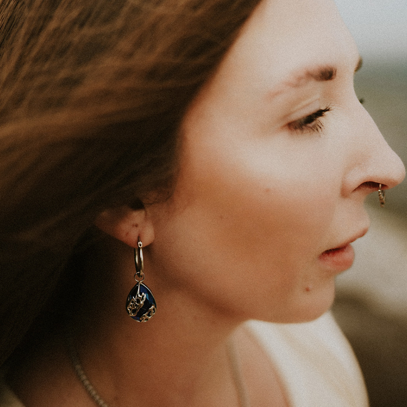Siren’s Sorrow Teardrop Earrings