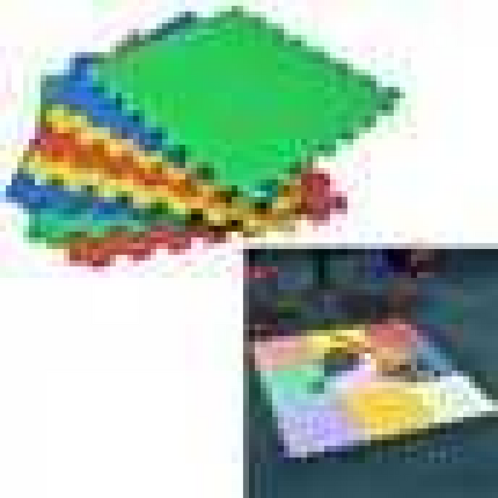 10 PACKS MULTICOLOR EVA INTERLOCKING MAT 30 X 30