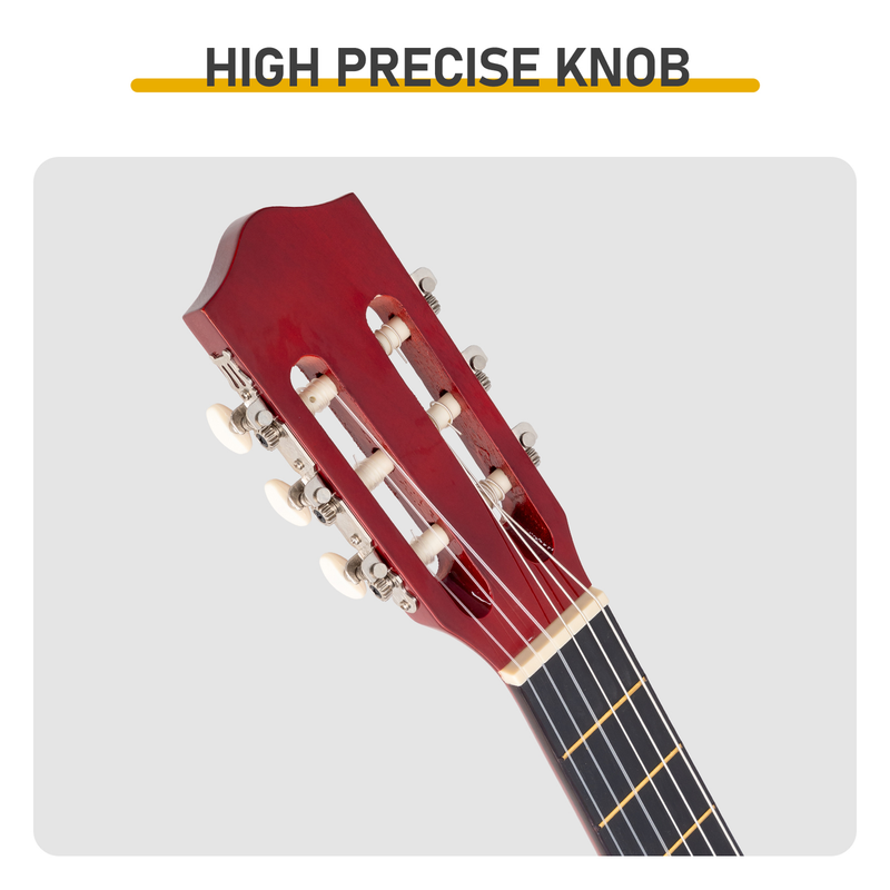 39 Inch Basswood Classical Folk Guitar Sunset Color