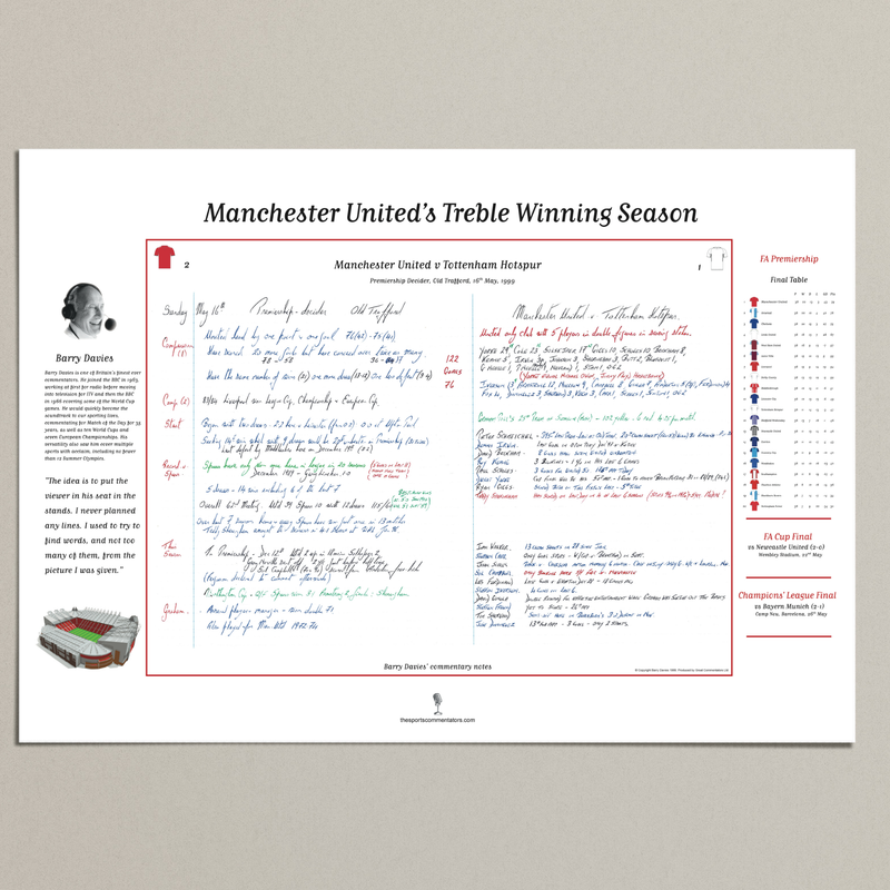 Man United Treble Special May 1999 - Barry Davies