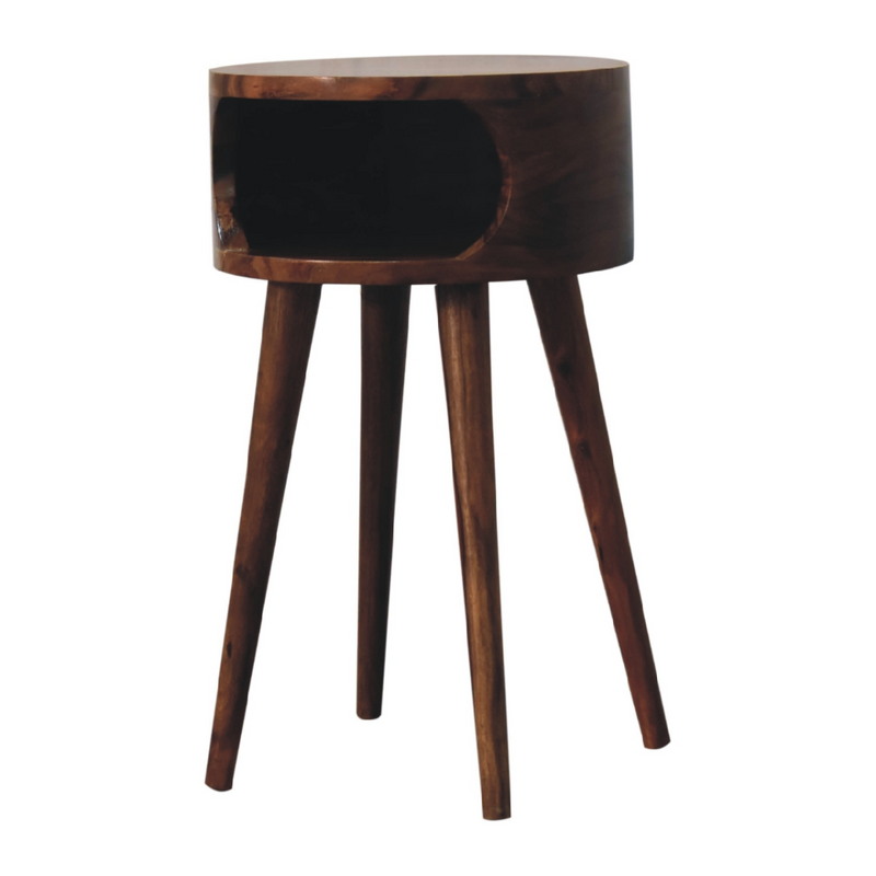 Artisan Furniture Solid Wood Alina Open Honey Bedside