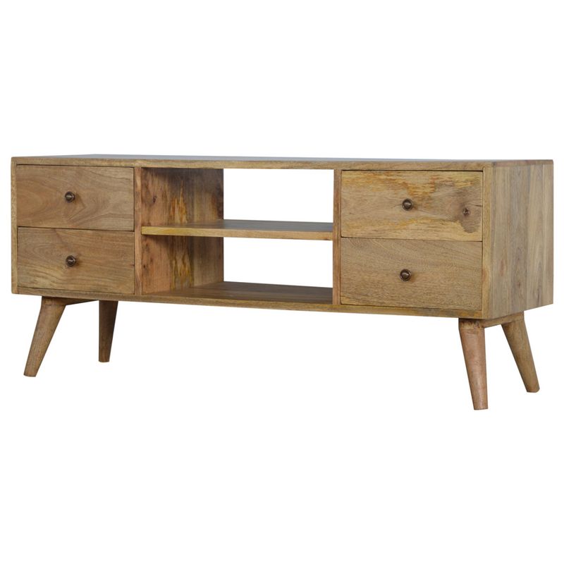 Artisan Furniture Solid Wood Nordic Entertainment Unit
