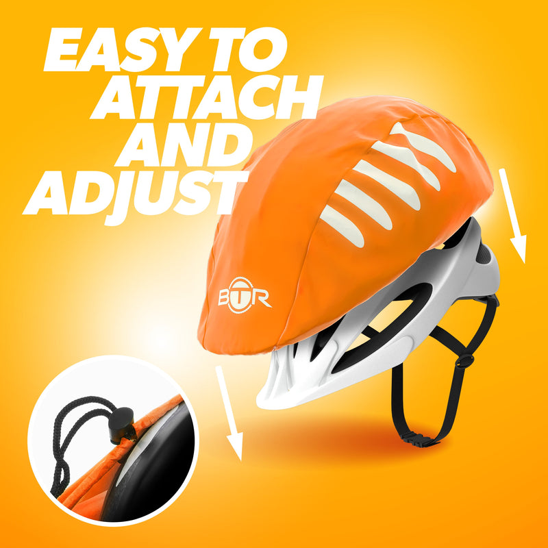 BTR Waterproof Hi Vis Cycling Helmet Cover