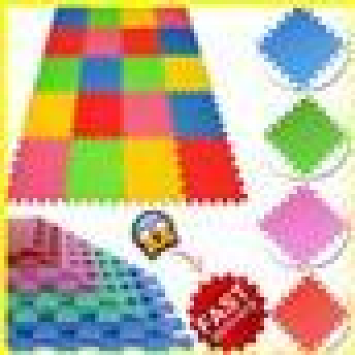 7 PACKS MULTICOLOR EVA INTERLOCKING MAT 30 X 30