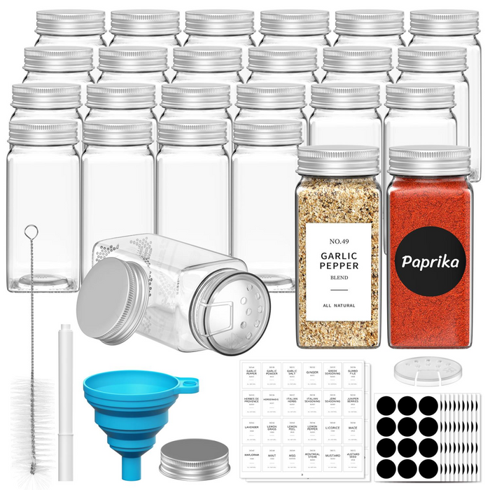 VINSANI SPICE JARS WITH LIDS 1010456