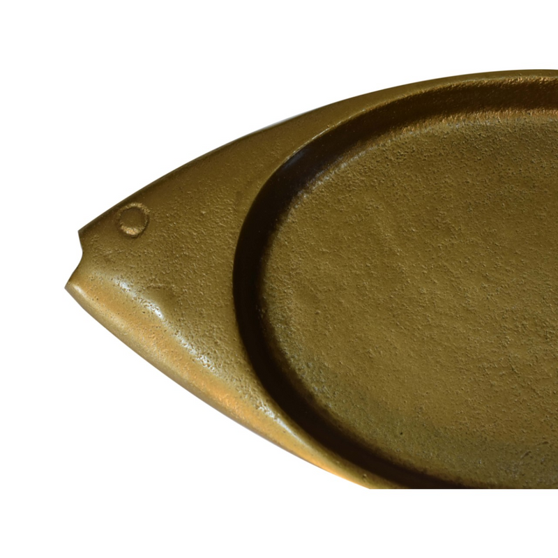 Artisan Furniture Kitchen Accessories - Antique Fish Tray, Brass Finish