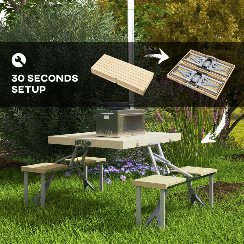 Picnic Table Set ( Amazon Shipping)（Prohibited by WalMart）
