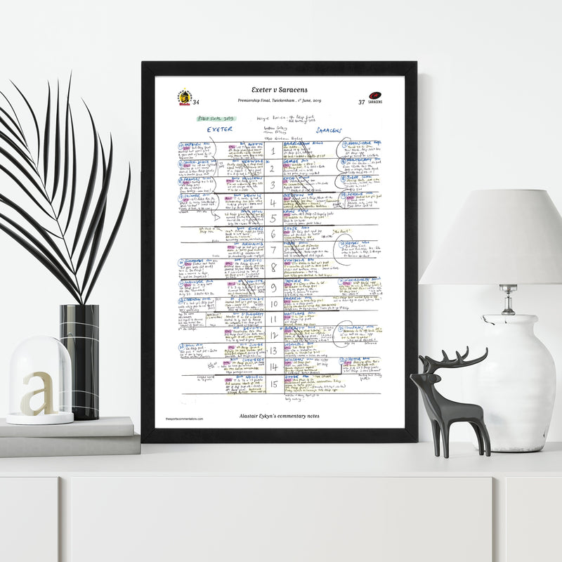 Exeter v Saracens, Premiership Final Jun 2019 - Eykyn