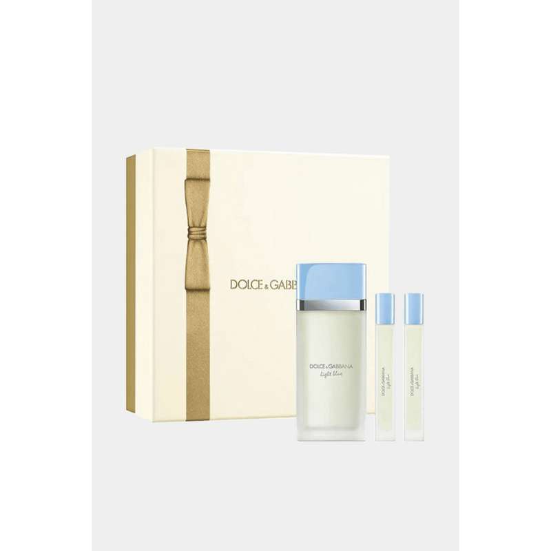Dolce & Gabbana Light Blue Gift Set (Eau De Toilette 100ml  Eau De Toilette 10ml x2)