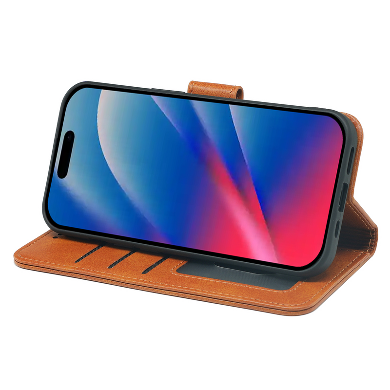 iPhone 18/17 Series Book Flip Case Leather Wallet