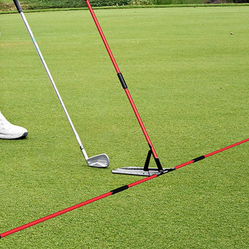 Golf Swing Trainer Portable Alignment Training Aid Multi-Function Practice Tool