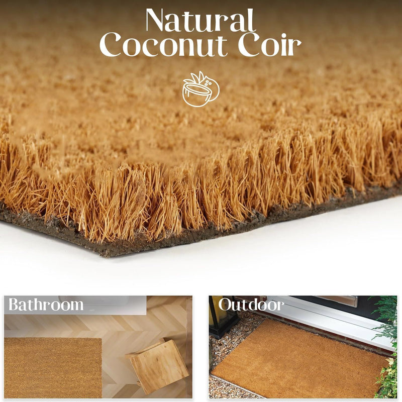 Plain Coir 40cm x 70cm - Brown