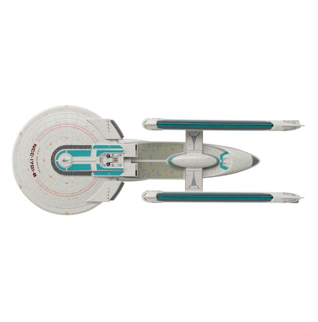#08 U.S.S. Enterprise NCC-1701-B XL EDITION Model Die Cast Ship (Eaglemoss / Star Trek)