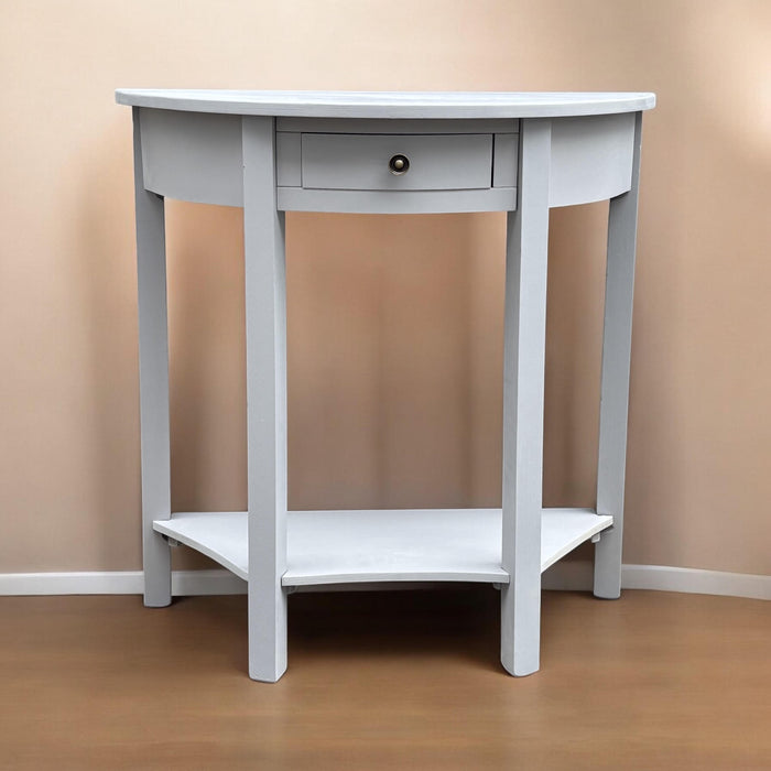 80CM 2 DRAWER SIDE TABLE