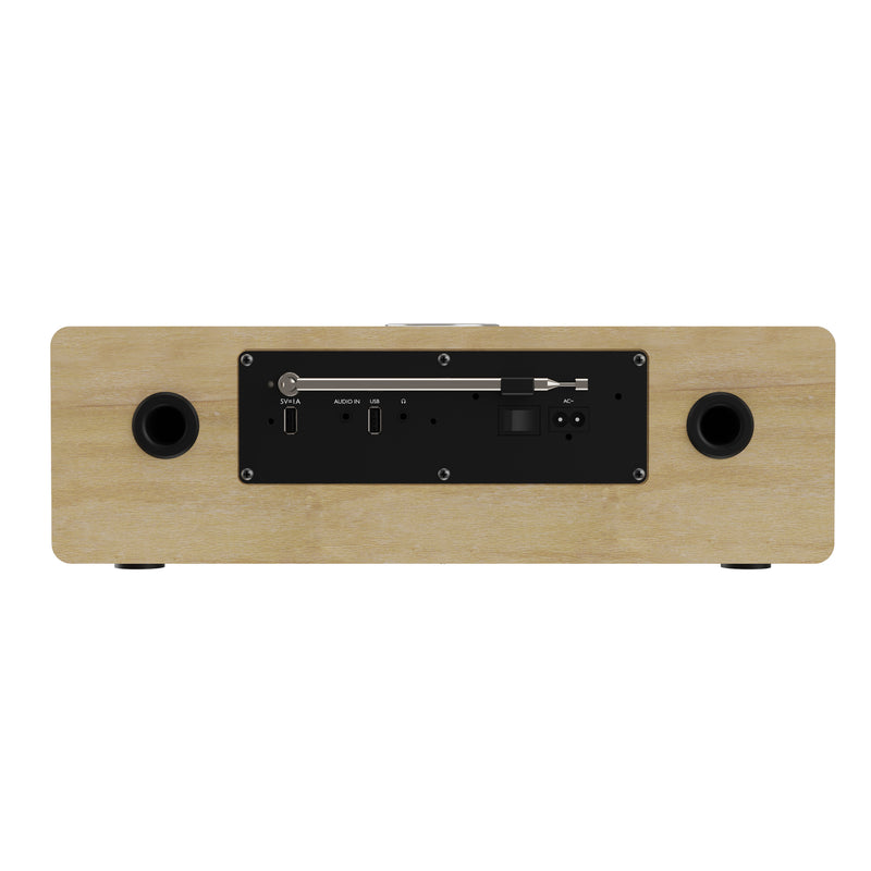 Majority Oakington OAK Music System CD Player/Dab Radio/ Bluetooth