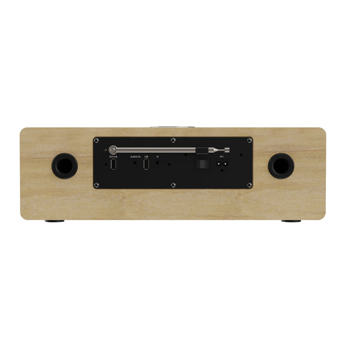 Majority Oakington OAK Music System CD Player/Dab Radio/ Bluetooth