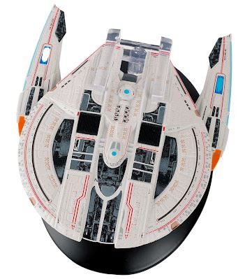 #17 U.S.S. Edison NCC-95160 Federation Temporal Warship Model Diecast Ship STO (Eaglemoss / Star Trek)