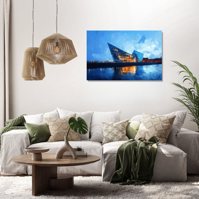 Titanic Belfast Twilight Canvas