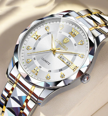 Waterproof Luminous Dual Calendar Watch