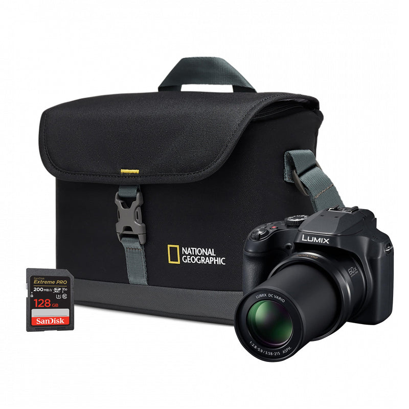 Panasonic DMC-FZ82D 18MP Bridge Camera - Black