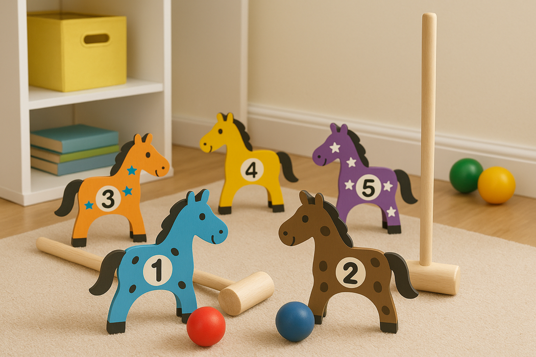 All Wood Pony Croquet