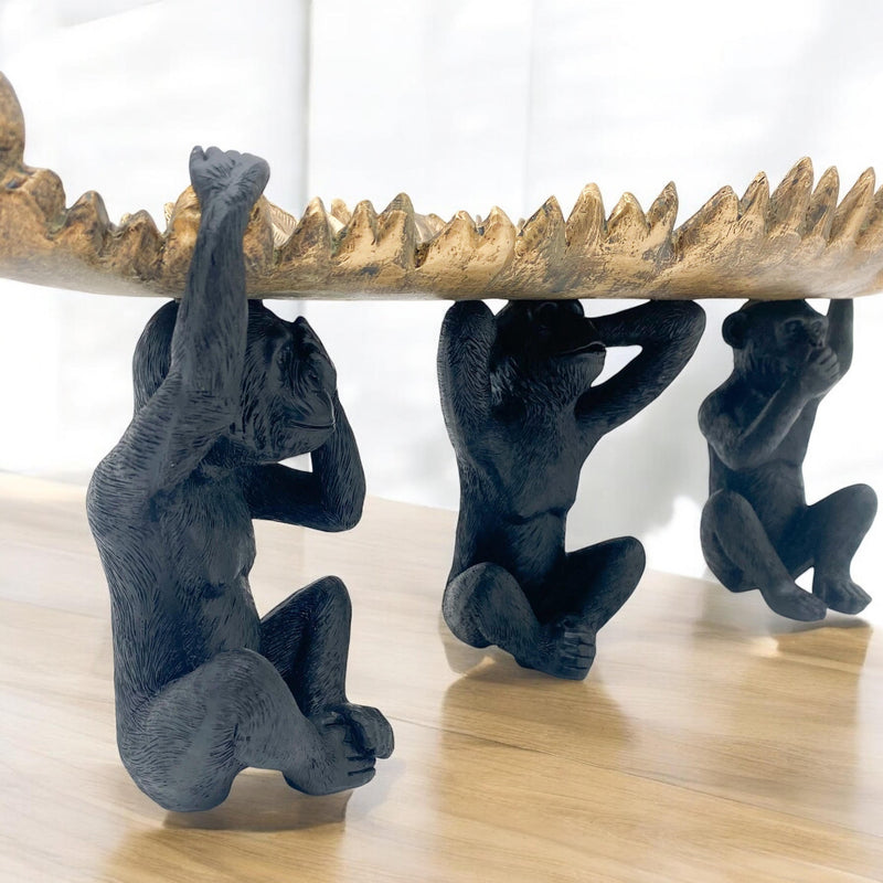 42CM TRAY See No, Hear No, Say No