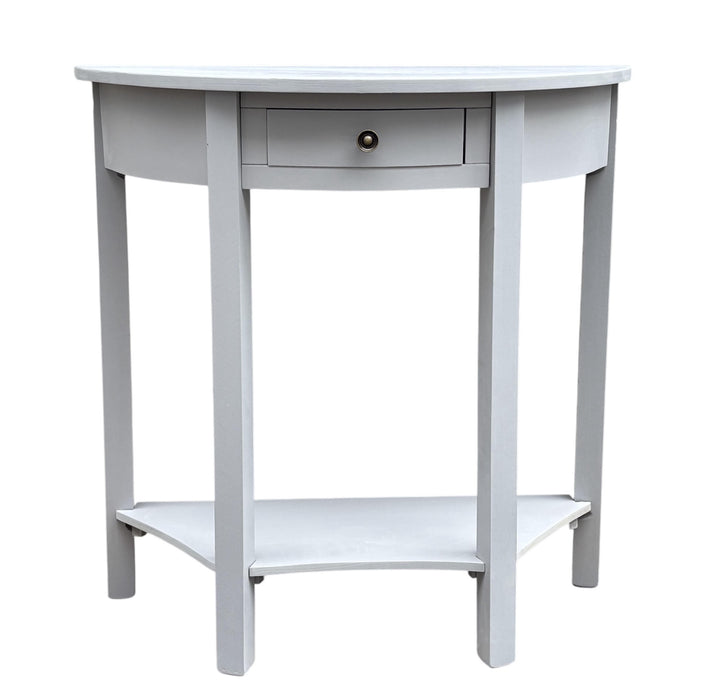 80CM 2 DRAWER SIDE TABLE