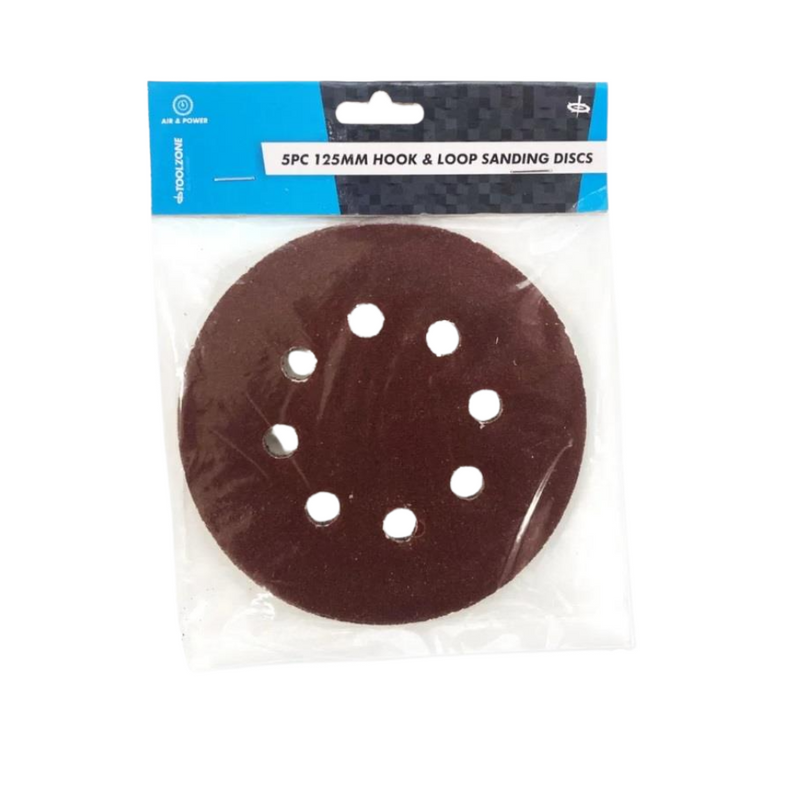 5pc 125mm Hook and Loop PEX Sanding Discs for Wood Finishing