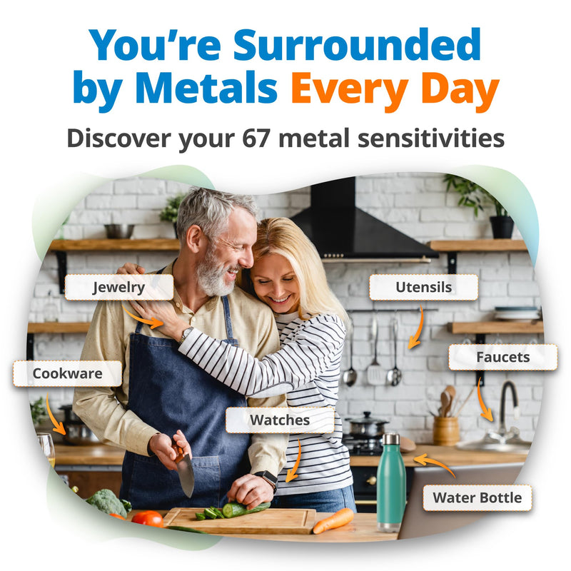 5Strands Heavy Metal Sensitivity Test – At-Home Hair Test for Adults & Kids, 67 Metals, Results in 4 Days
