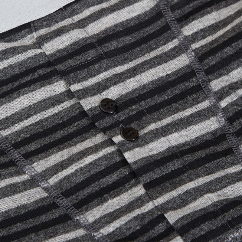 6 Pack Striped Black Grey Cotton Stretch Boxer Shorts Menswear Classic Activewear Breathable Soft and Durable Underwear for Men by Sock Stack