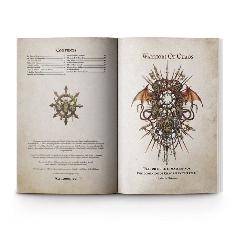 Arcane Journal: Warriors Of Chaos