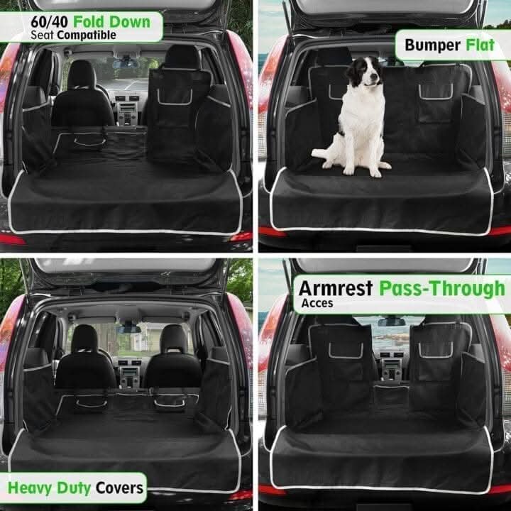 Waterproof Non Slip Car Boot Cover with Side Protection 600D