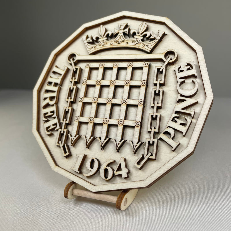 Three Pence Coaster - Handmade Tableware