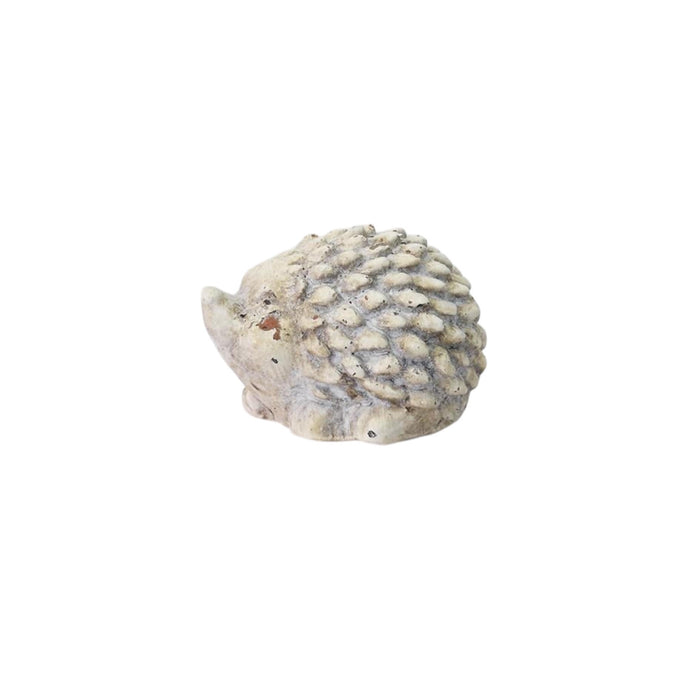 10CM CREAM CEMENT HEDGEHOG