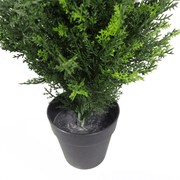 60cm Artificial Cedar Cypress Topiary UV Resistant - InStock