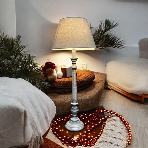 60CM TRADITIONAL LAMP AND SHADE - InStock