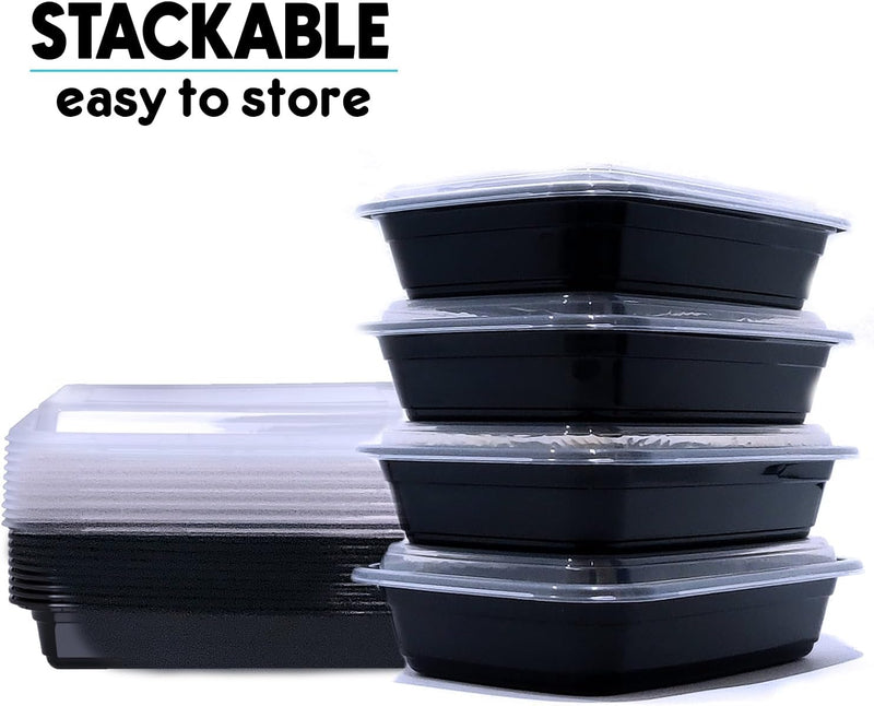96 Pack Meal Prep Containers Reusable, BPA Free Food Prep Containers with Lids