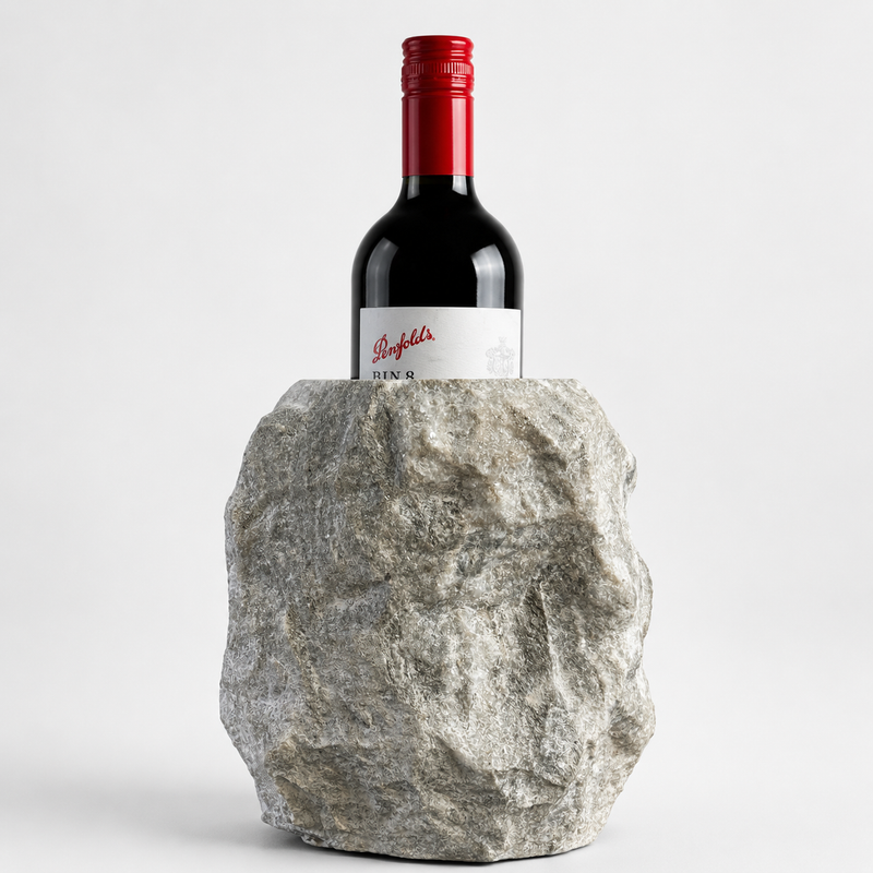 Marble Stone Solid Handcrafted Wine Bottle Holder