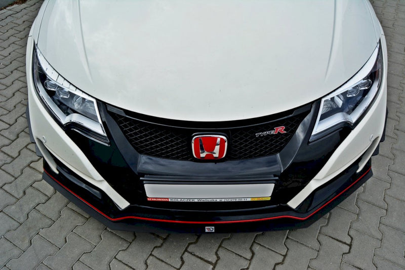 Maxton Design - FRONT RACING SPLITTER V.1 HONDA CIVIC IX TYPE R (2015-2017)