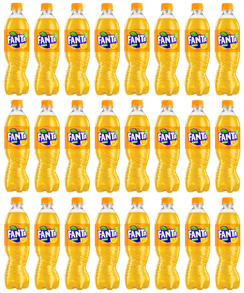24 x Fanta Orange Contour 500Ml