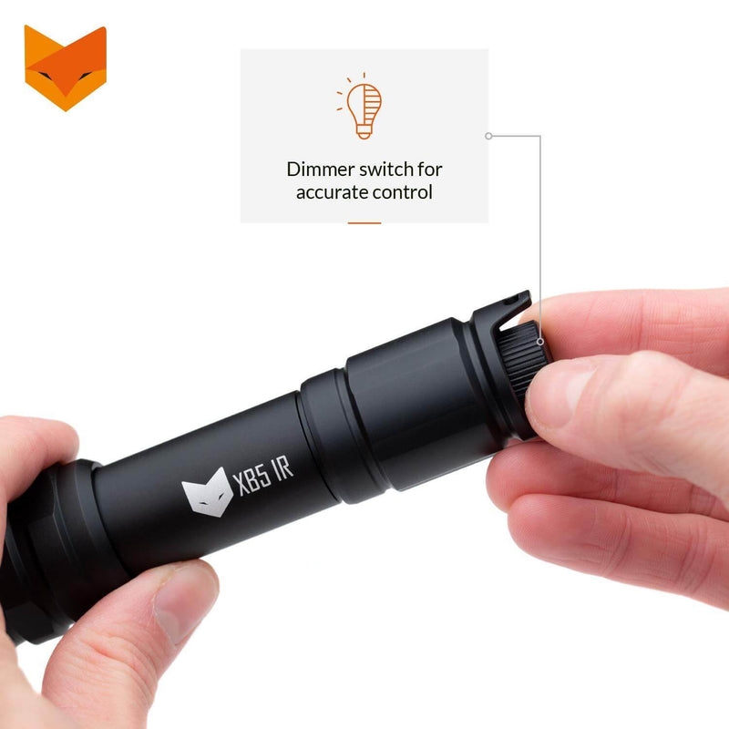 Refurbished Nightfox XB5 940nm Low Glow Infrared Flashlight