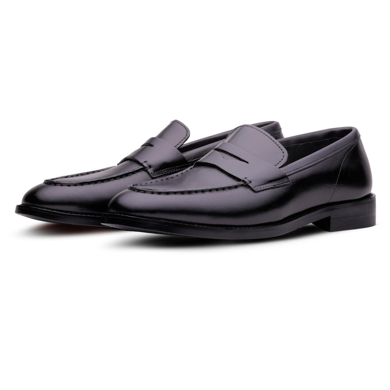 QUIVE London Perth Men's Leather Penny Loafers