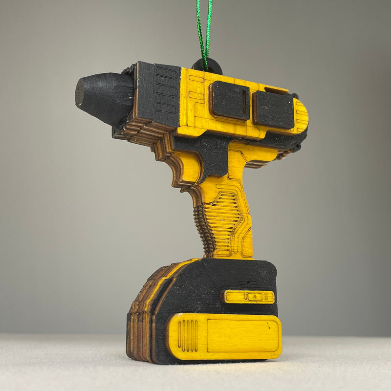 Power Drill Bauble - Handmade Ornament