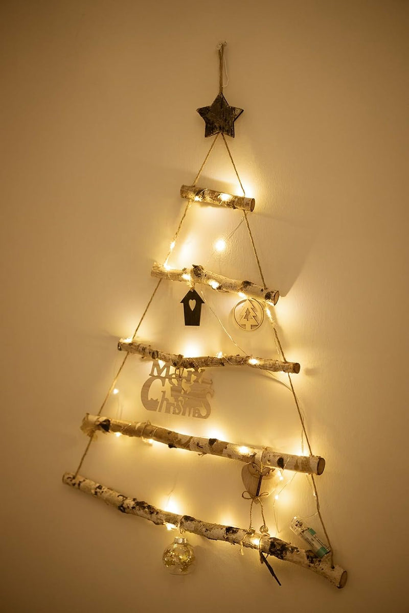 Wooden Rope Ladder Christmas Tree