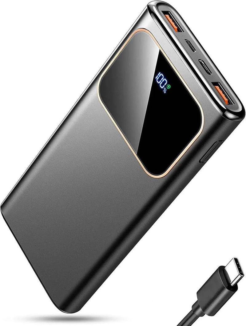 Power Bank Fast Charging 10000mAh 22.5W Portable USB-C PD3.0 QC4.0 LED Display