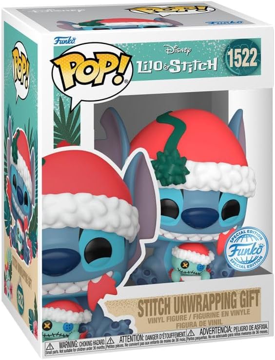 Funko Pop! Stitch - Unwrapping Gift