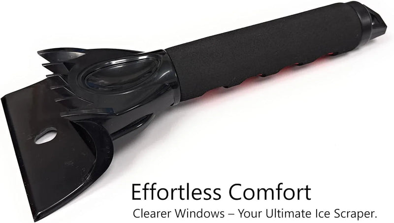 Car Ice Scraper 2 In 1 Premium Head For Clearing Ice & Snow A Winter Essential