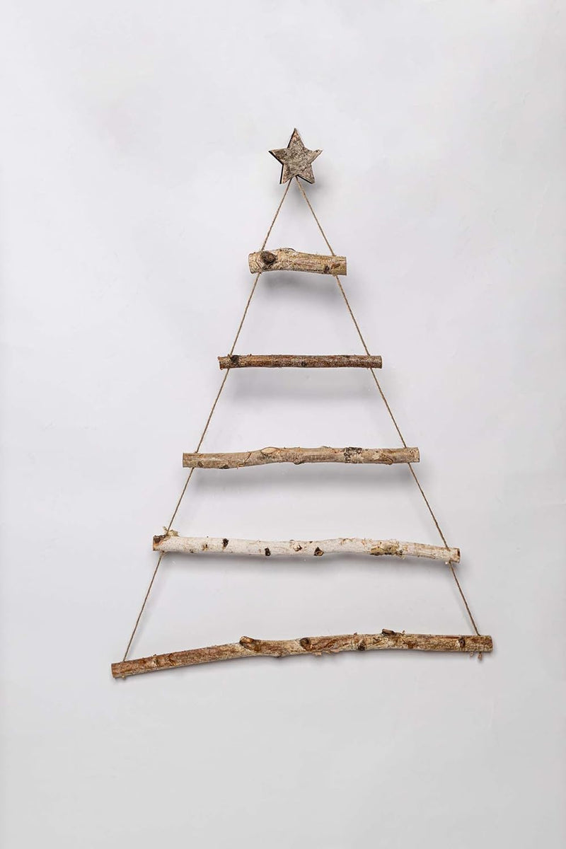 Wooden Rope Ladder Christmas Tree