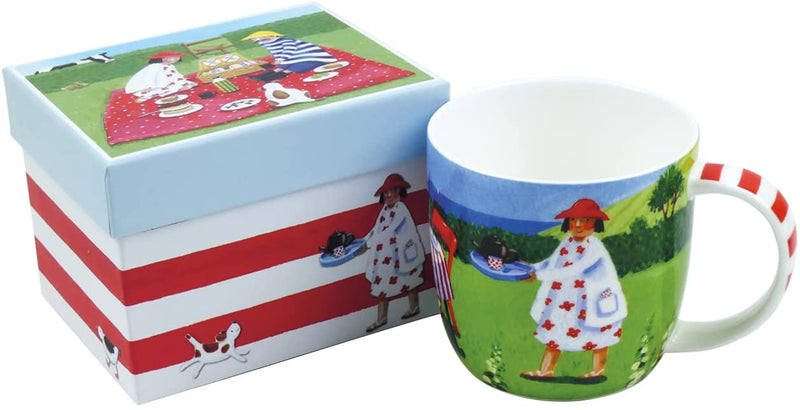 MR & MRS Fish Bone China Mug with Gift Box
