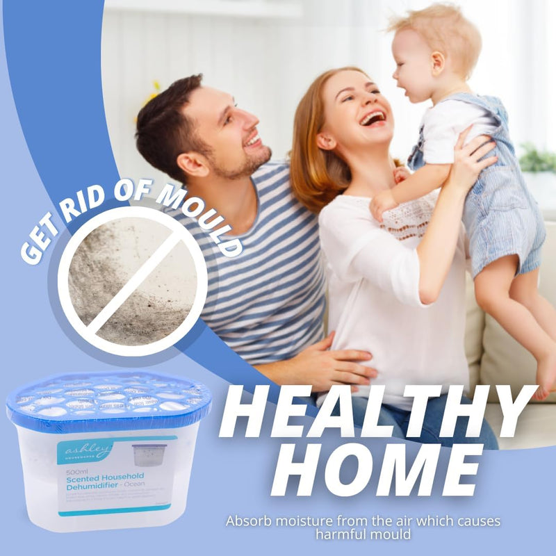 500ml Scented Dehumidifier- Pack of 10 - OCEAN